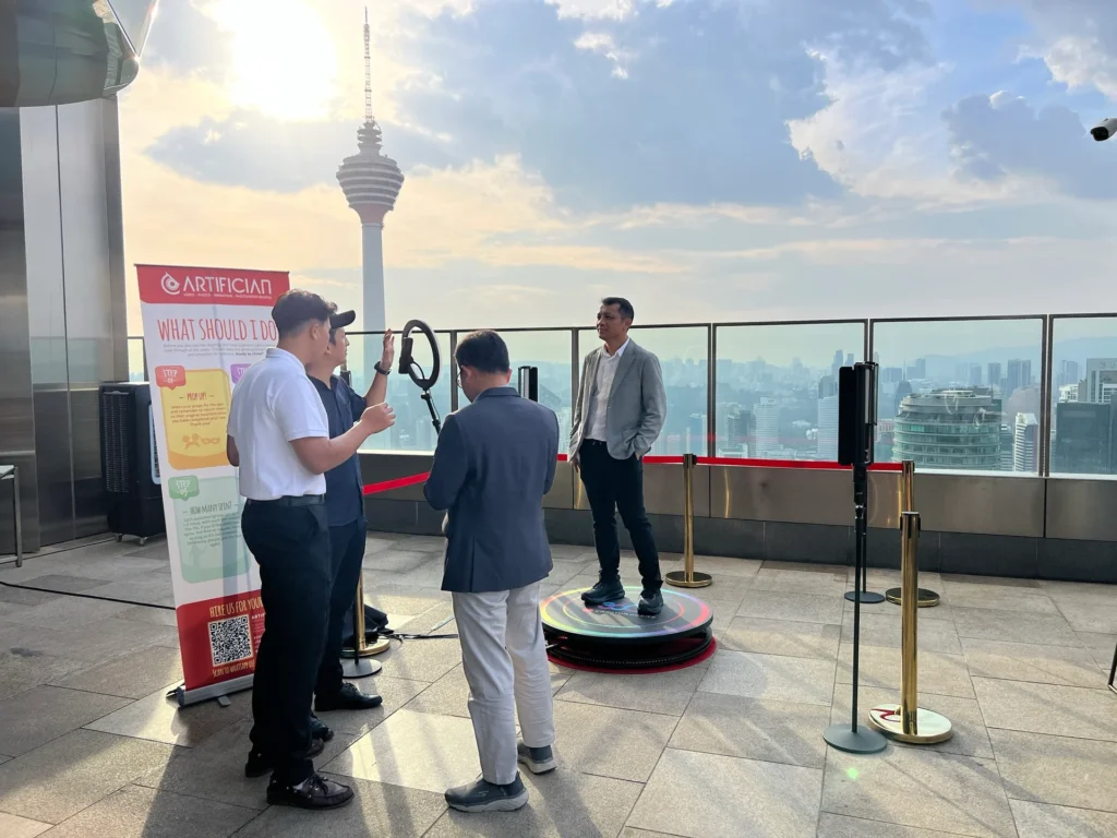 360 Video Booth at Corporate Event by Artifician Sdn Bhd